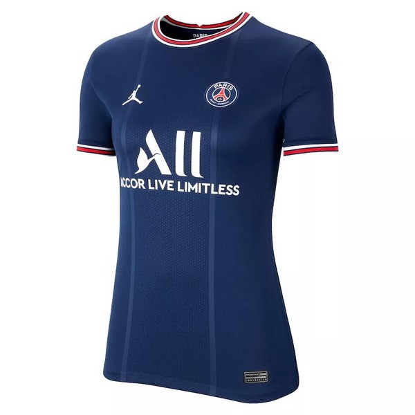 Tailandia Camiseta Paris Saint Germain 1st Mujer 2021-2022 Azul